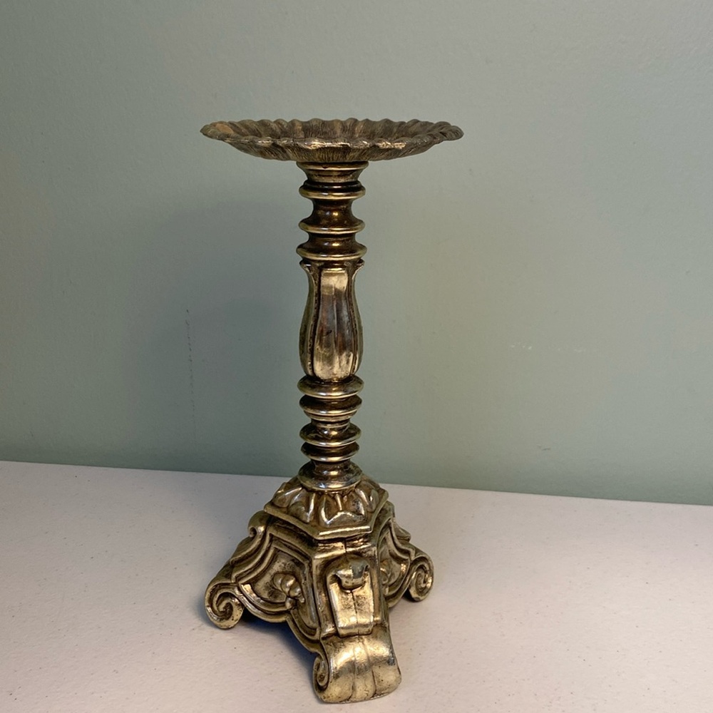 Ornate Pillar Candle Holder